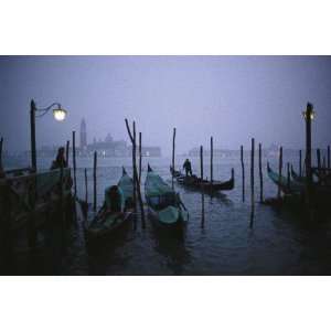  National Geographic, Gondoliers and their Boats, 20 x 30 