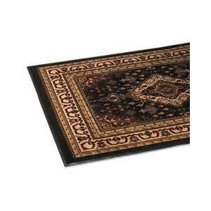  Crown Woven Oriental Rug Look Floor Mat (OL6492BK)
