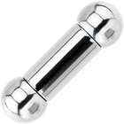 Body Candy 0 Gauge STEEL BARBELL Tongue Ring 5/8 8mm