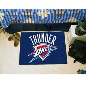 Oklahoma City Thunder Starter 19 x 30 Mat  Sports 