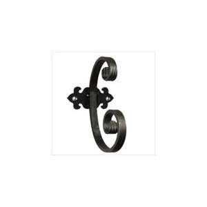  Creede Wrought Iron Scroll Extra Large Hook Office 