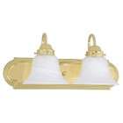 Capital Lighting 2 Light Vanity Fixture in Polished Brass