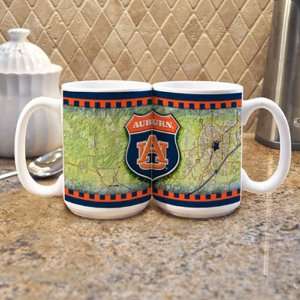 Auburn Tigers NCAA 15oz. White Road to Game Day Mug (Single Mug 