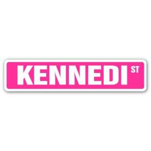 KENNEDI Street Sign name kids childrens room door bedroom 
