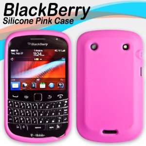  Blackberry Bold 9900 / 9930 Pink Soft Silicone Skin Cover 