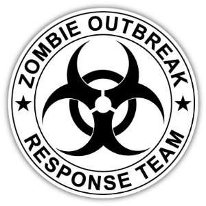  Zombie Outbreak Response Team Vinyl Car Bumper Sticker 