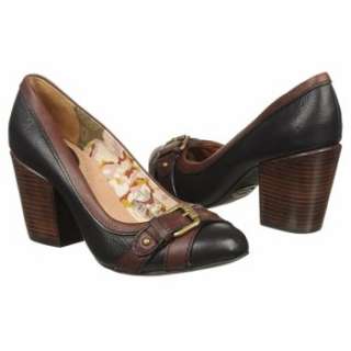 Womens Fossil Sasha High Heel Pump Black Leather Shoes 