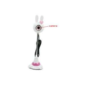  5MP Cute Rabbit USB HD Flexible Neck PC Webcam Web Camera 