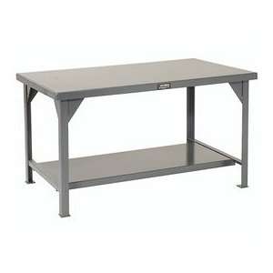  60 X 36 Steel Top Fixed Leg Work Table