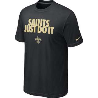 New Orleans Saints Tees Nike New Orleans Saints Just Do It T Shirt 