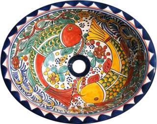 Mexican Ceramic Talavera Handmade SINK Mexico # 26  