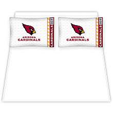 Sports Coverage Arizona Cardinals Microfiber Queen Sheet Set    