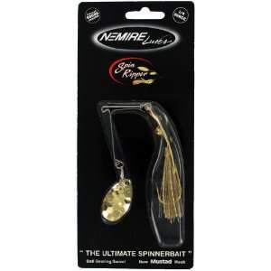   Nemire Spin Ripper Fishing Spoons 1/4oz Gold Gold