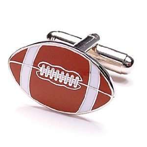  Enamel Football Cufflinks Jewelry