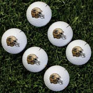  NFL Wilson New Orleans Saints 6 Pack Team Helmet Golf 