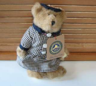 Boyds Vintage NAVY Check BAILEY     Very Rare     1994  