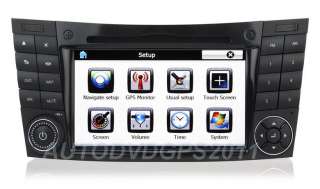 AUTORADIO DVD TV GPS navigation for Benz Mercedes E class W211 2002 