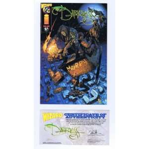  Darkness ½ Wizard Variant Comic 1996 First Print COA 