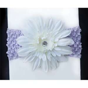  Purple Headband With A White Daisy Flower Health 