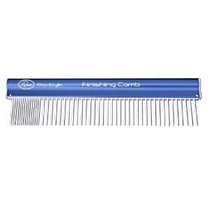  Resco Pro Style Blue Finishing Comb with Coarse and Fine 