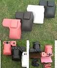 Leather case bag  Sony NEX 5N NEX5N camera 18 55mm lens black brown 
