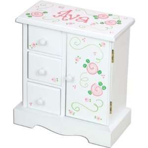  Musical Rosie Posie Jewelry Armoire