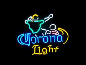 CORONA LIGHT SOCCER BEER BAR NEON LIGHT SIGN me261  