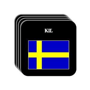    Sweden   KIL Set of 4 Mini Mousepad Coasters 