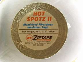 Hot Spotz II Aluminized Glass Fiber Insulation Tape  