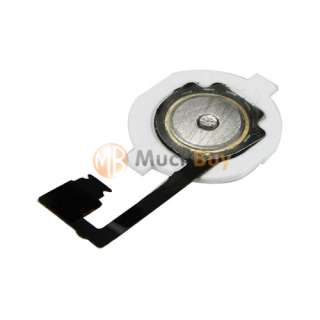   Glass Screen Assembly + Home Button Assembly for iPhone 4 White  