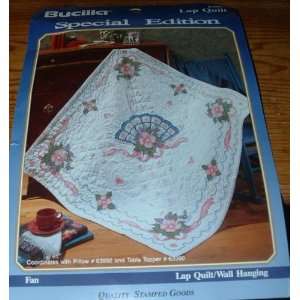   Special Edition Lap Quilt and Pillow Fan Design Arts, Crafts & Sewing