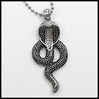 Anhänger Kobra Kobra Edelstahl in Silber Schlange Cobra