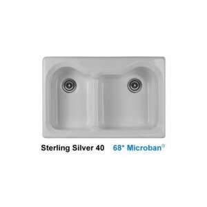   DROP IN DOUBLE BOWL KITCHEN SINK   3 HOLE 69 3 68