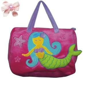   Sassafras Madeline Mermaid Overnight Bag + Free Hair Bow Toys & Games