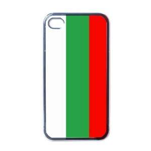 Bulgaria Flag Black Iphone 4   Iphone 4s Case