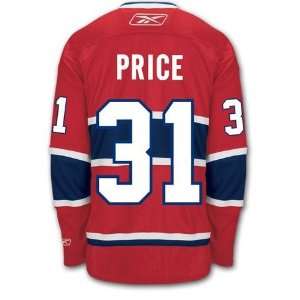   Jersey #31 Carey Price Red Hockey Authentic Jerseys