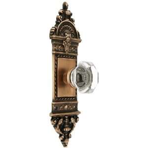  Solid Brass European Style Door Set with Octagonal Crystal 
