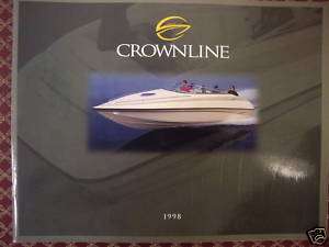 CROWNLINE BROCHURE LITERATURE 1998 MODELS NOS NLA  