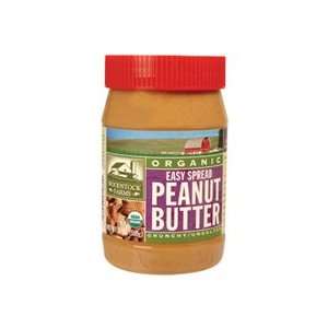  Peanut Butter, Organic, Sprd, Crnch, N, 18 oz (pack of 12 