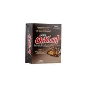  ISS Research   Oh Yeah Chocolate Caramel, 12 bars Health 