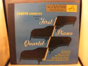 Chopin Favorites/First Piano Quartet 78 RPM Record Set  