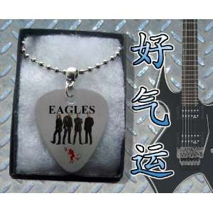  The Eagles Metal Guitar Pick Necklace Boxed Electronics
