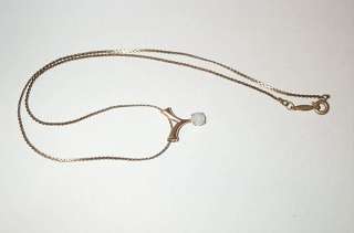 Vintage Marvel Opal 12K Gold Filled Necklace  