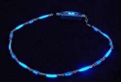 RAVE GLOW NEON KRYPTONITE GREEN LIGHT UP NECKLACE  
