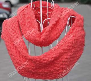   Neck Cowl Wrap Scarf Corn Shawl Knitting Wool Warmer Circle  