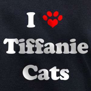 LOVE TIFFANIE CATS T SHIRT tiffanies cat kitten gift  
