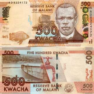 MALAWI 500 Kwacha 2012 P NEW UNC  