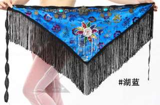 New Belly Dance Costume Hip Belt Scarf 7Colours Avail.  