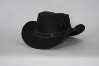 NEW Outback Wagga Wagga Leather Hat #1367 Blk or Choc  