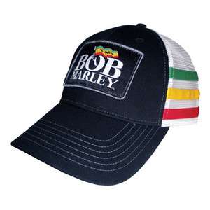 New Bob Marley & the Wailers Logo Flag Trucker Cap hat  